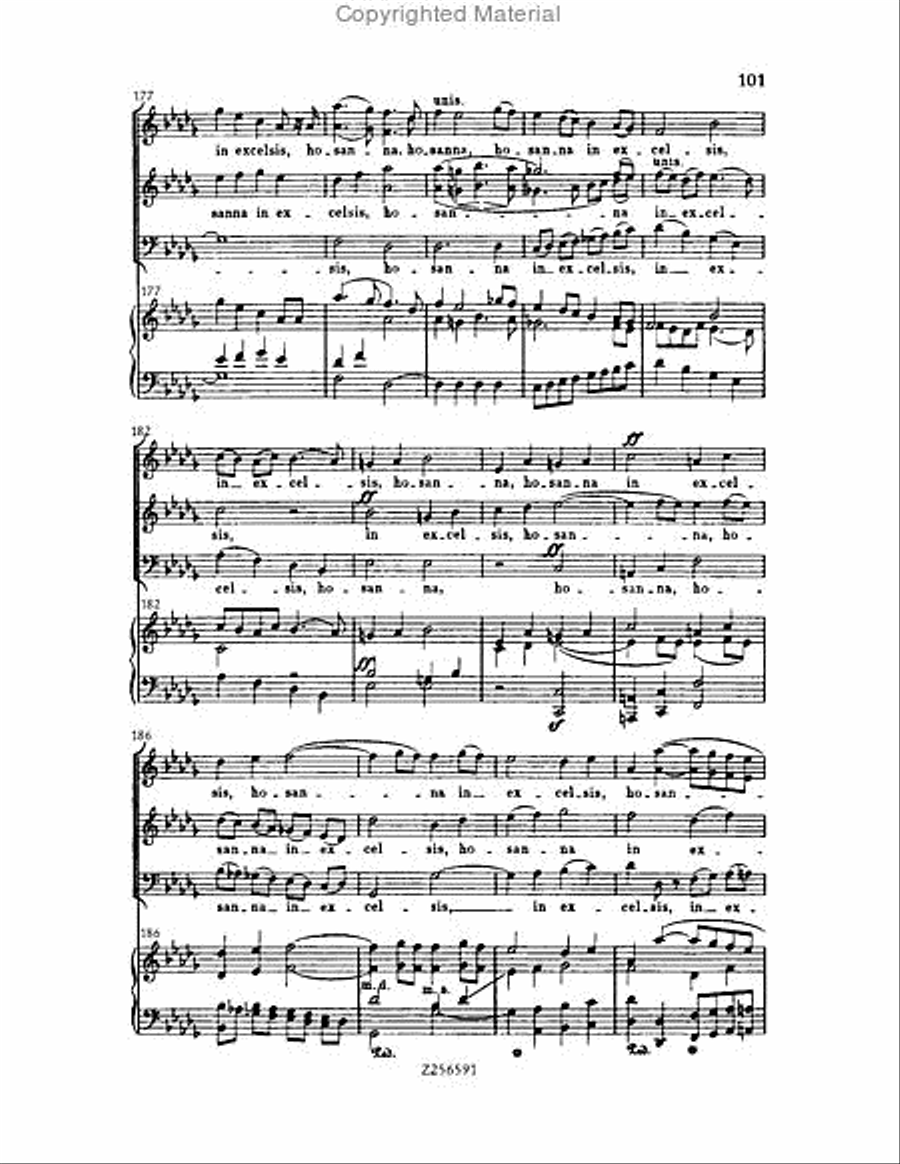Grande Messe du Morts, H 75 Choir scores gallery preview page 101