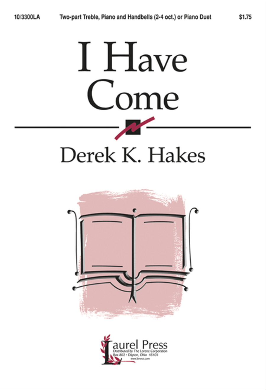 I Have Come 2-Part scores gallery preview page 1