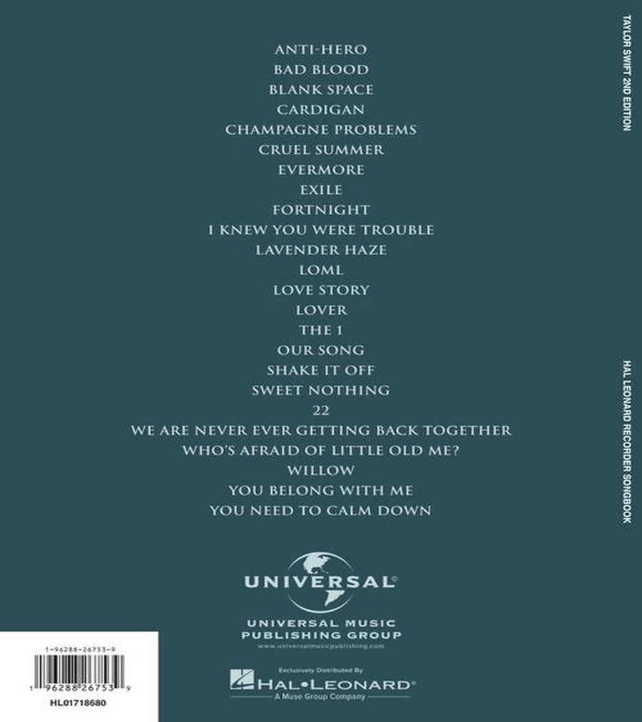 Taylor Swift – 2nd Edition Recorder scores gallery preview page 7