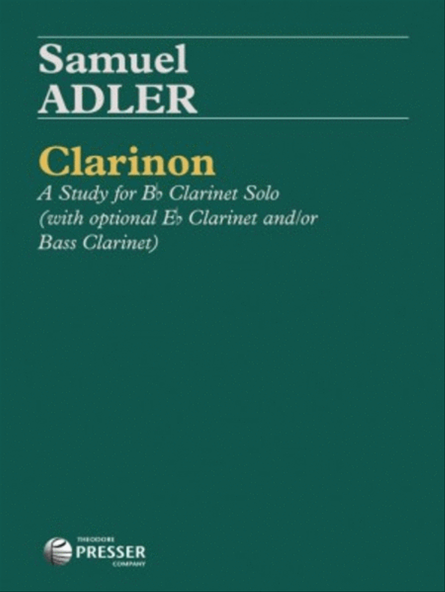 Clarinon Chamber Music scores gallery preview page 1