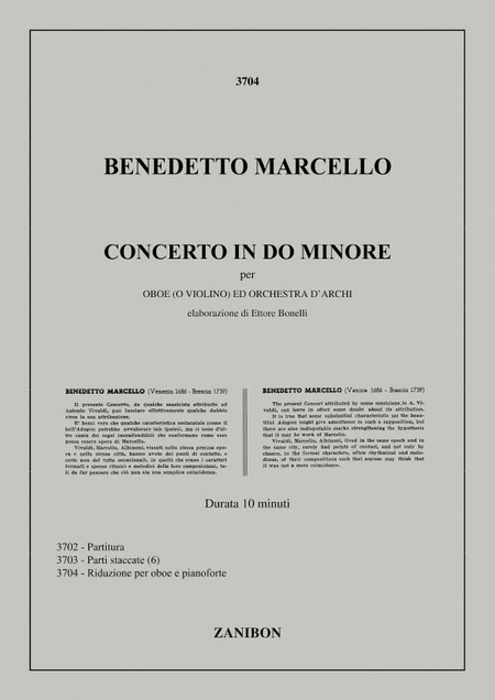 Concerto In Do Minore Per Oboe E Orchestra D
