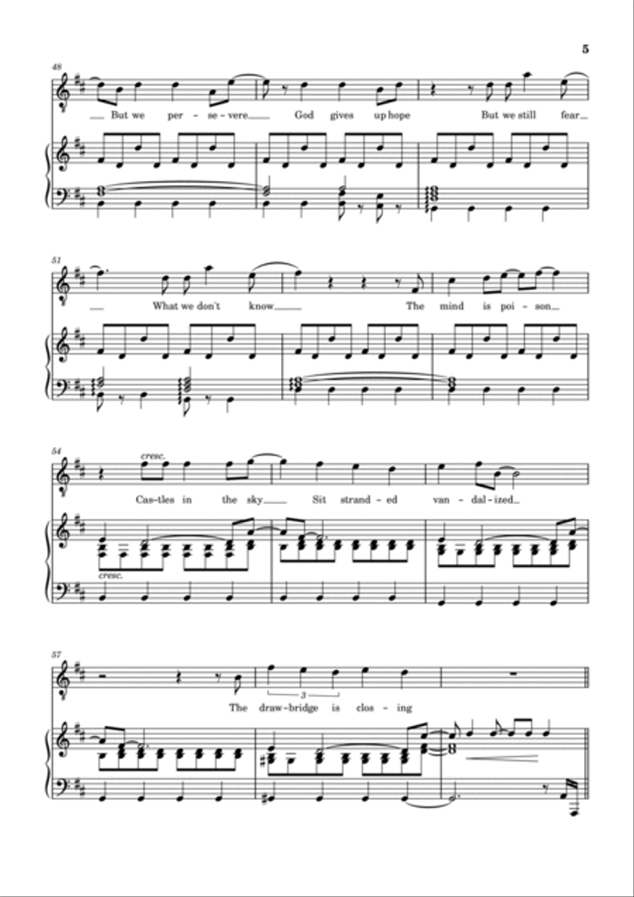 A Dustland Fairytale Voice scores gallery preview page 5