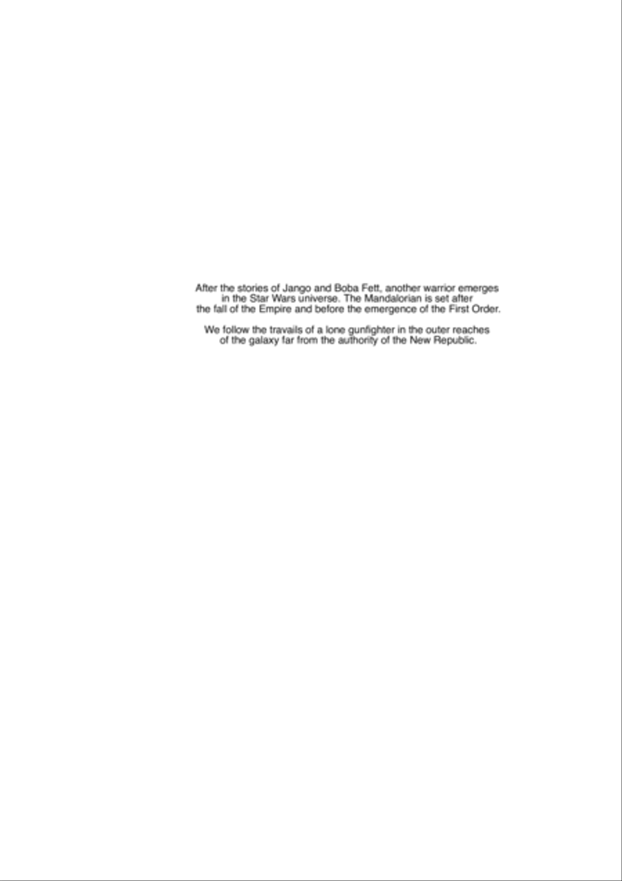 Theme From The Mandalorian Double Bass scores gallery preview page 2