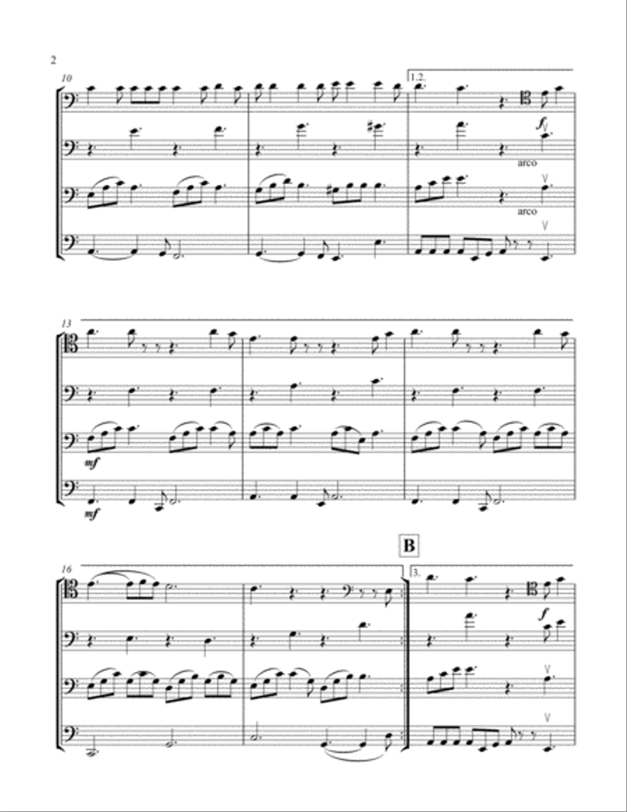 Hallelujah Cello scores gallery preview page 2