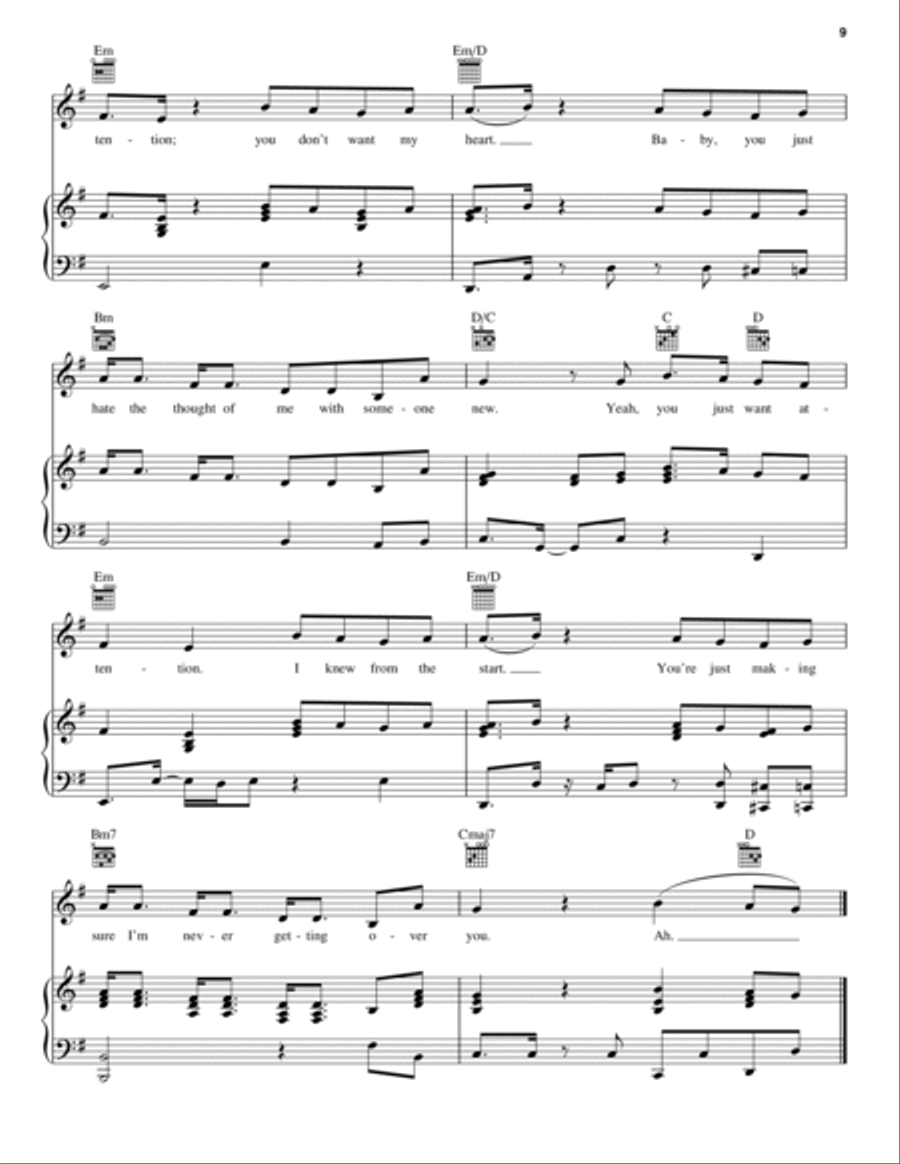 Attention Attention A Cappella scores gallery preview page 9