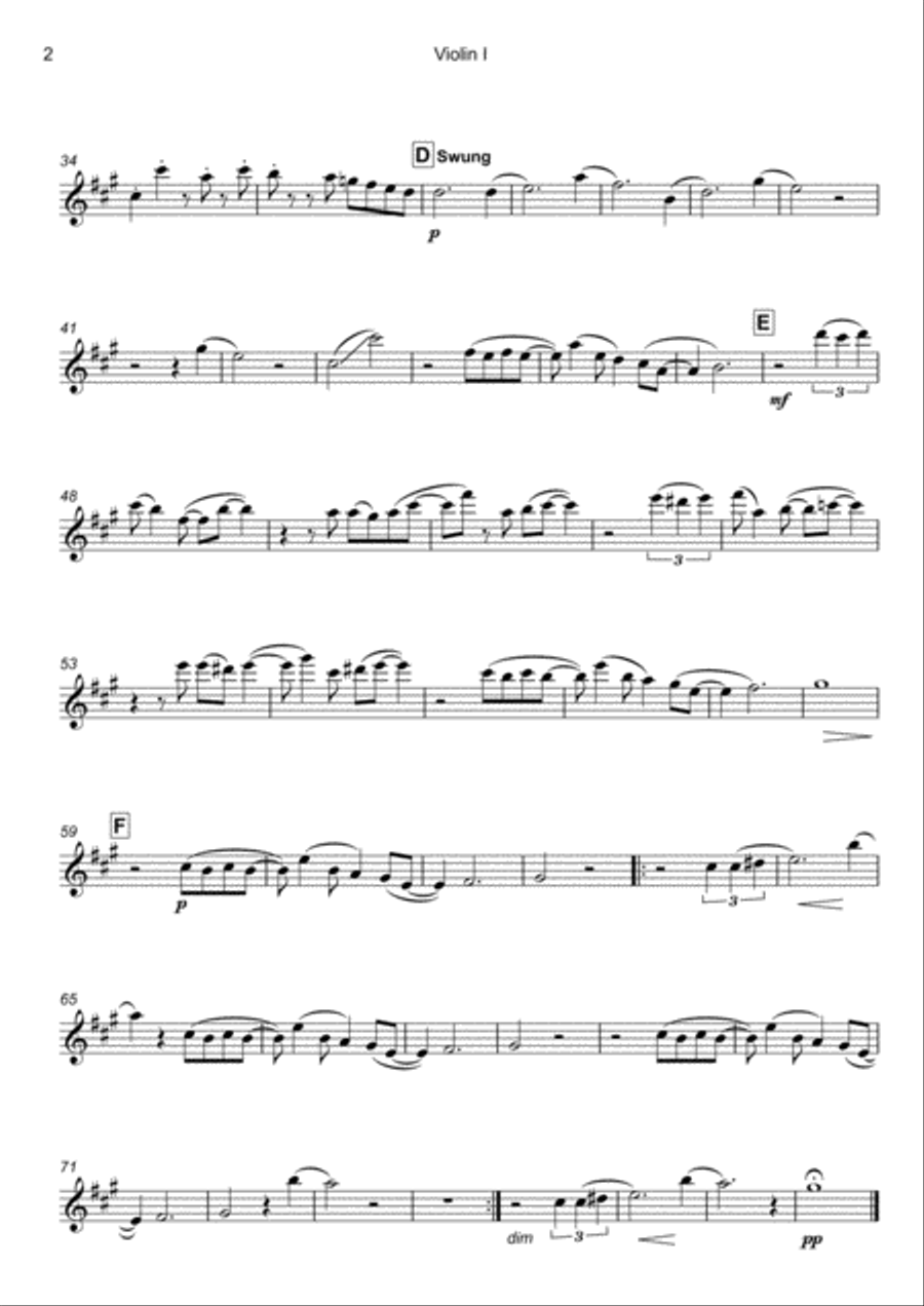 God Only Knows String Quartet scores gallery preview page 3