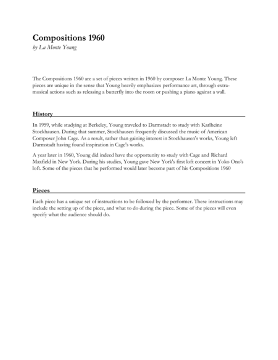 Compositions 1960 Large Ensemble scores gallery preview page 3