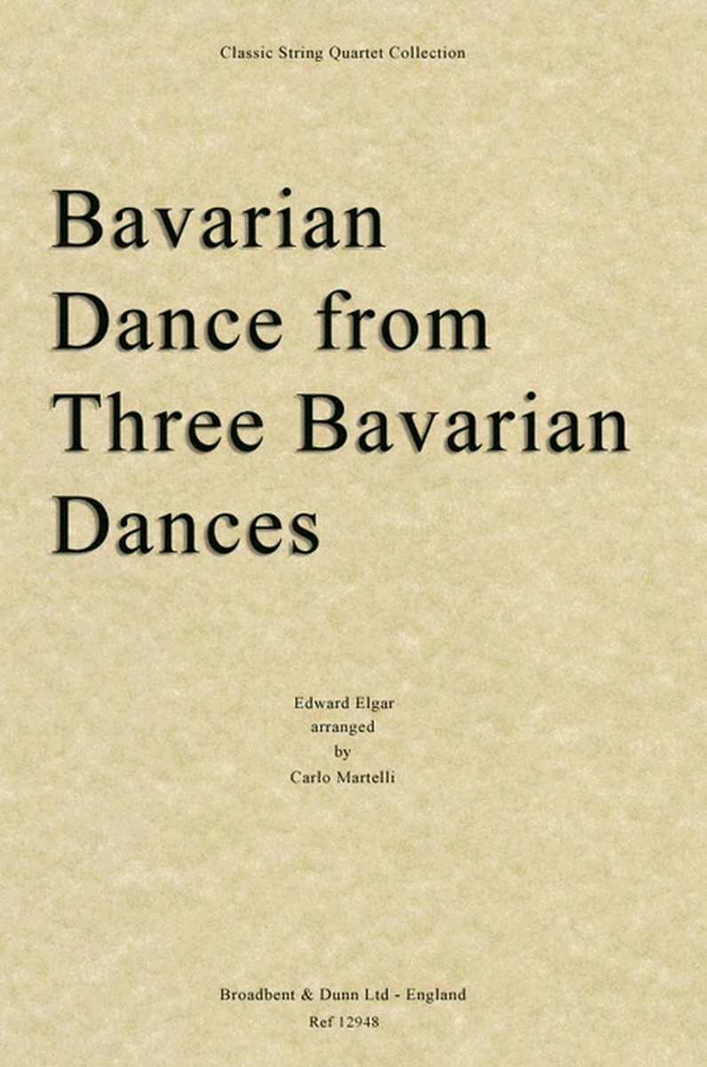 Bavarian Dance from Three Bavarian Dances