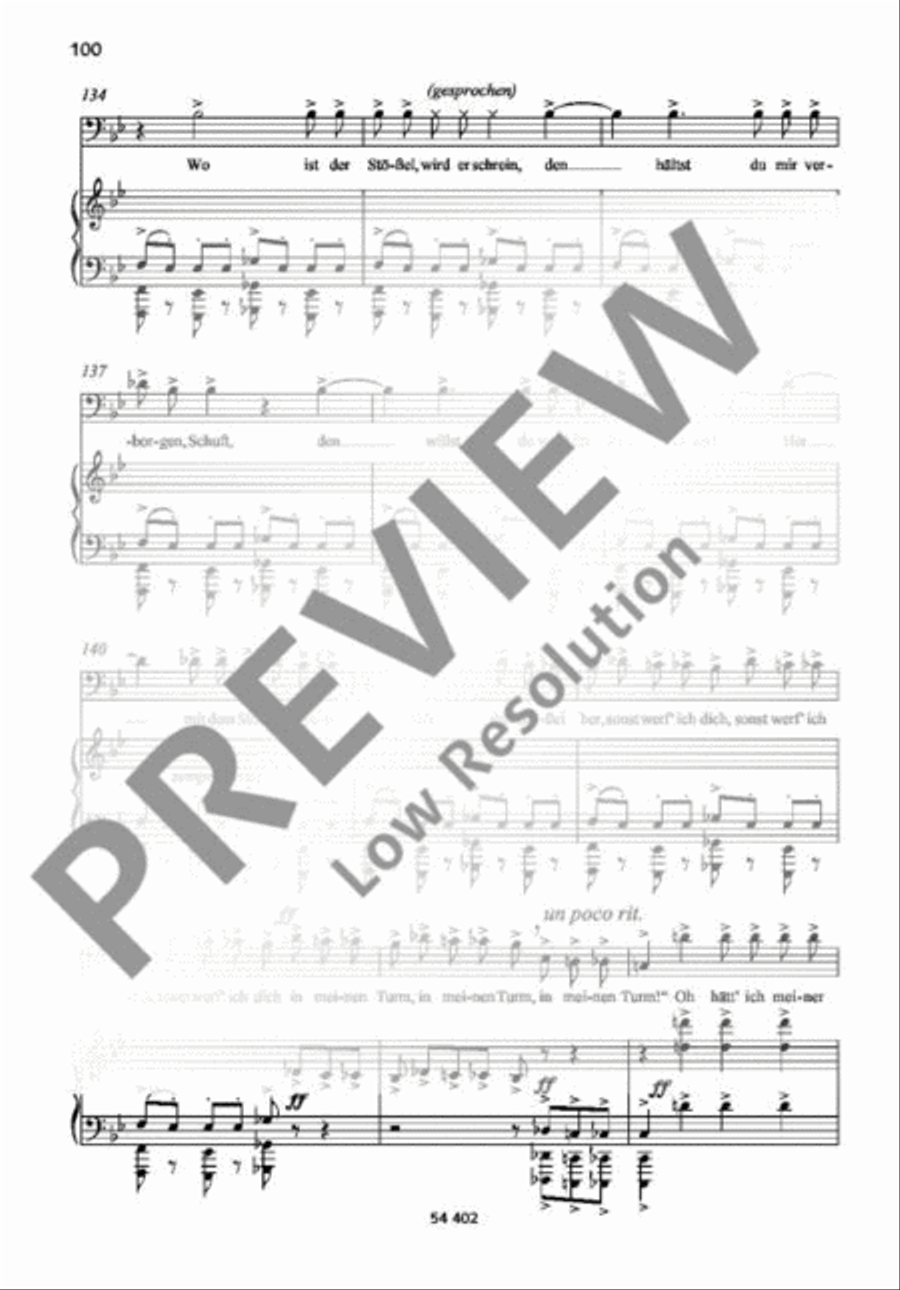 Szene des Bauern Baritone Voice scores gallery preview page 12