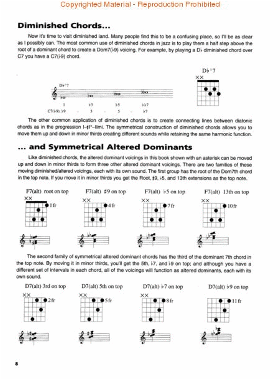Jazz Guitar Chord System Electric Guitar scores gallery preview page 2