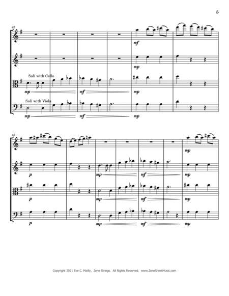 In Marble Halls - String Quartet image number null