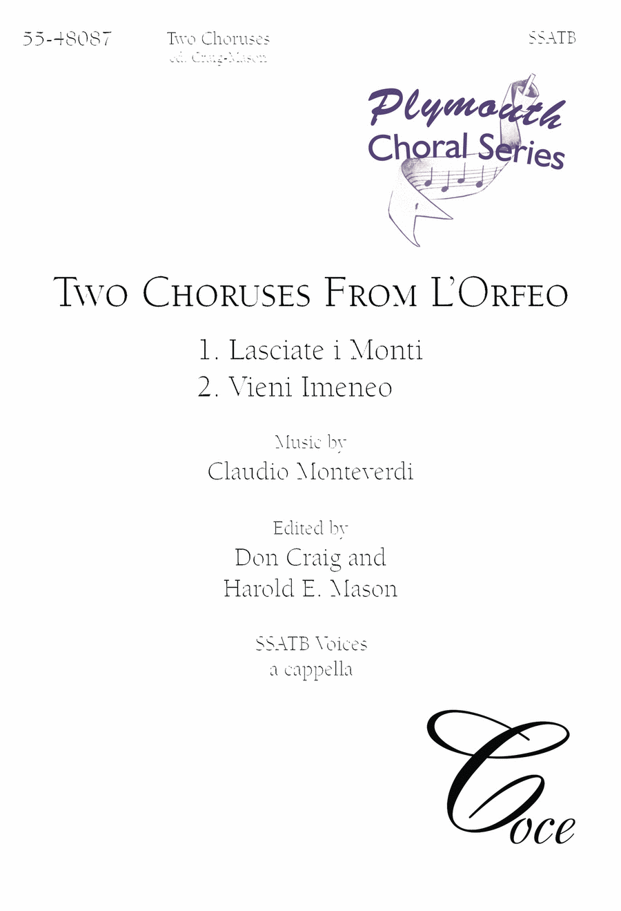 Two Choruses from 