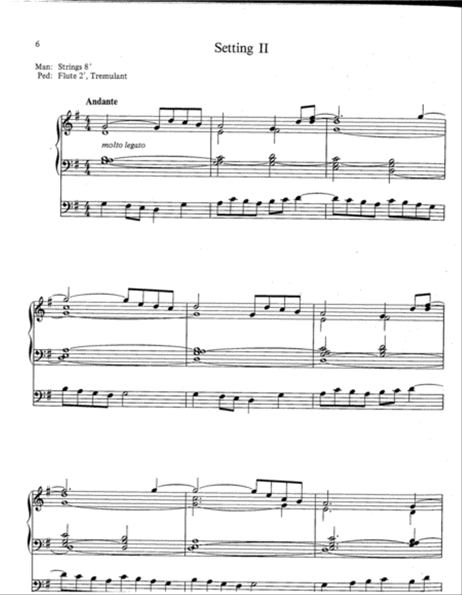 Six General Hymn Improvisations, Set 1 Organ scores gallery preview page 3