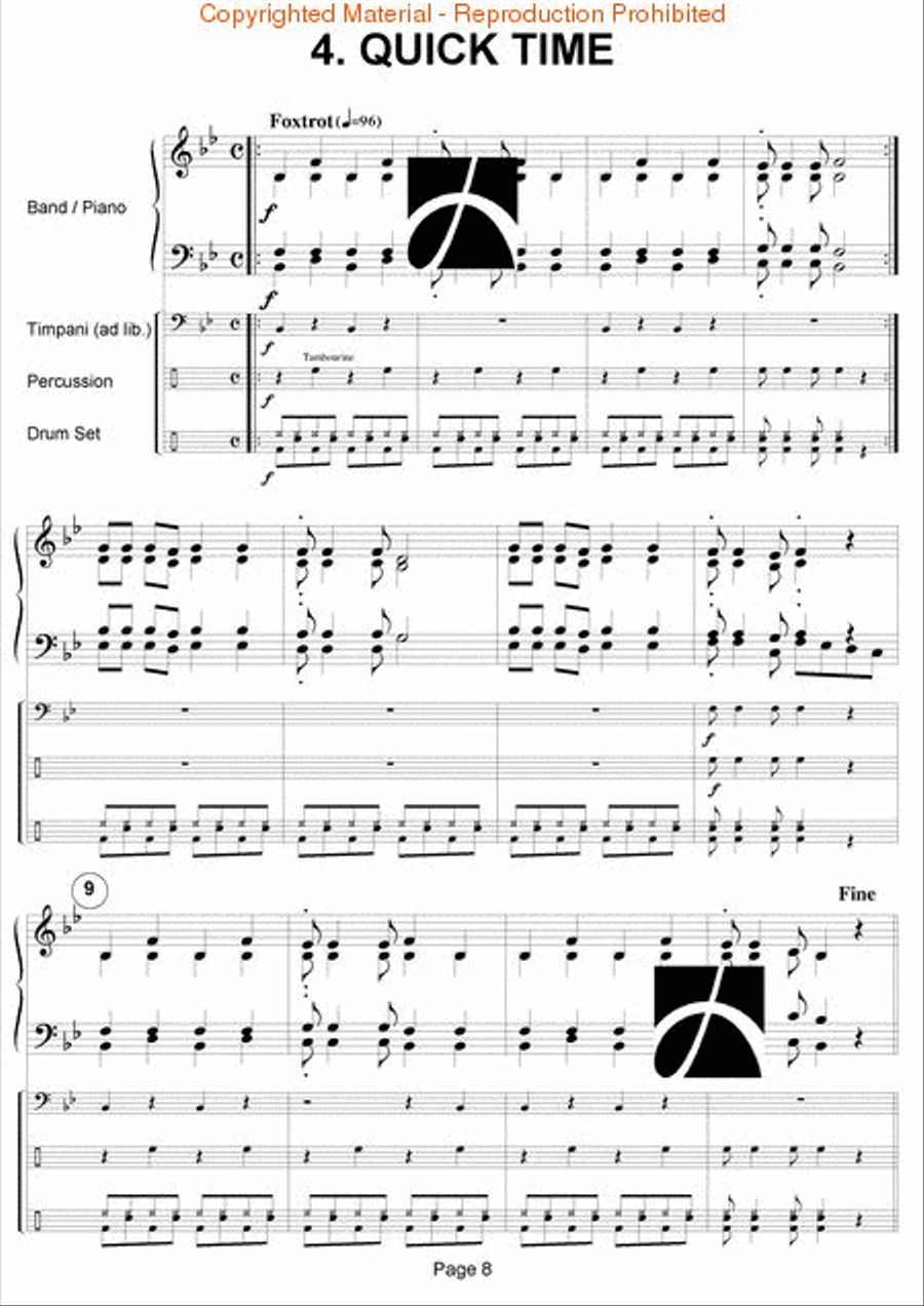 First Class - In Concert Concert Band scores gallery preview page 9