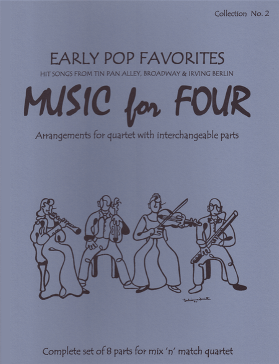 Music for Four, Collection No. 2 - Hit Songs from Irving Berlin, Tin Pan Alley & Early Broadway Bassoon scores gallery preview page 1