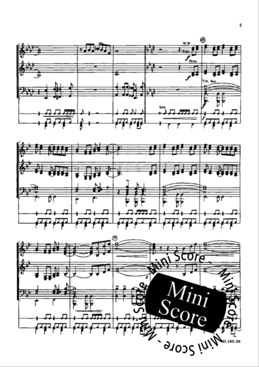 The Wonderful Rockmachine Fanfare Band scores gallery preview page 9