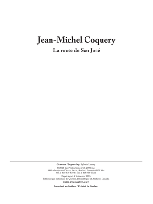 Book cover for La route de San José