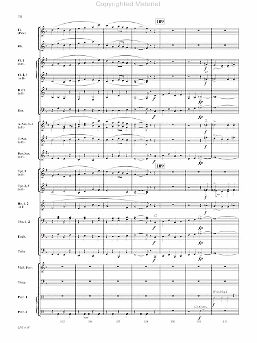 The Old Red Mill Concert Band scores gallery preview page 19