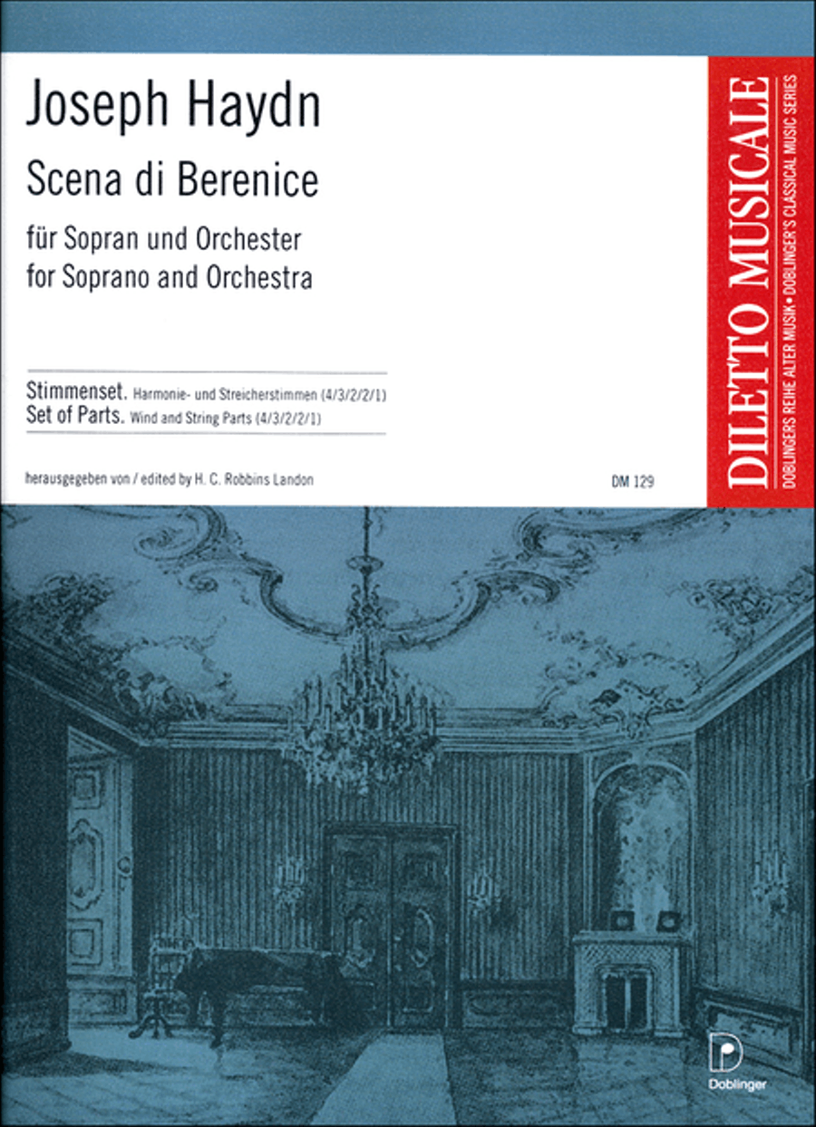 Scena di Berenice Orchestra scores gallery preview page 1