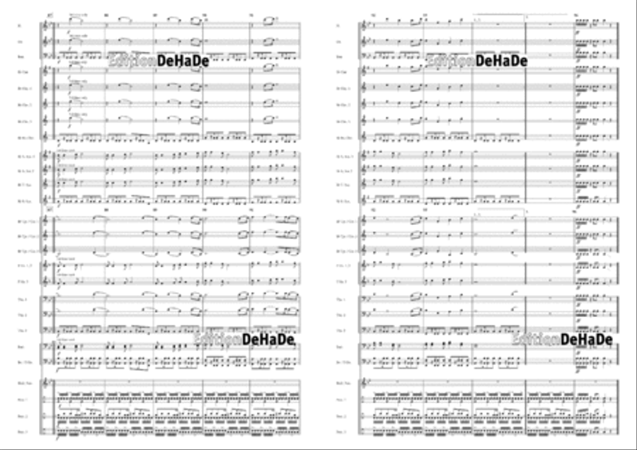 Carnaval de Paris Concert Band scores gallery preview page 10
