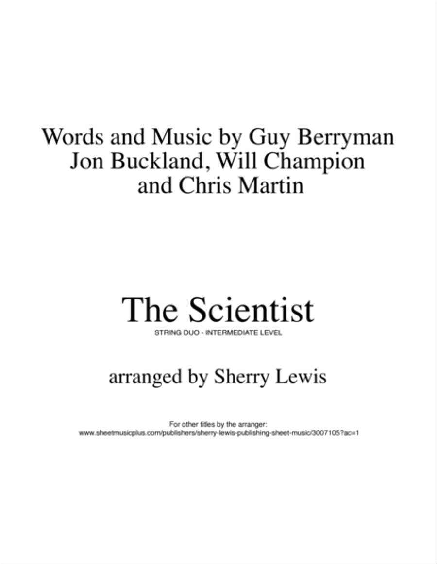 The Scientist String Duet scores gallery preview page 2
