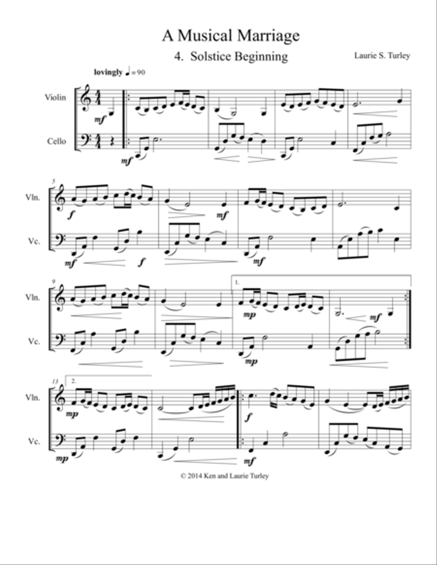 String Duo No 04 from A Musical Marriage 