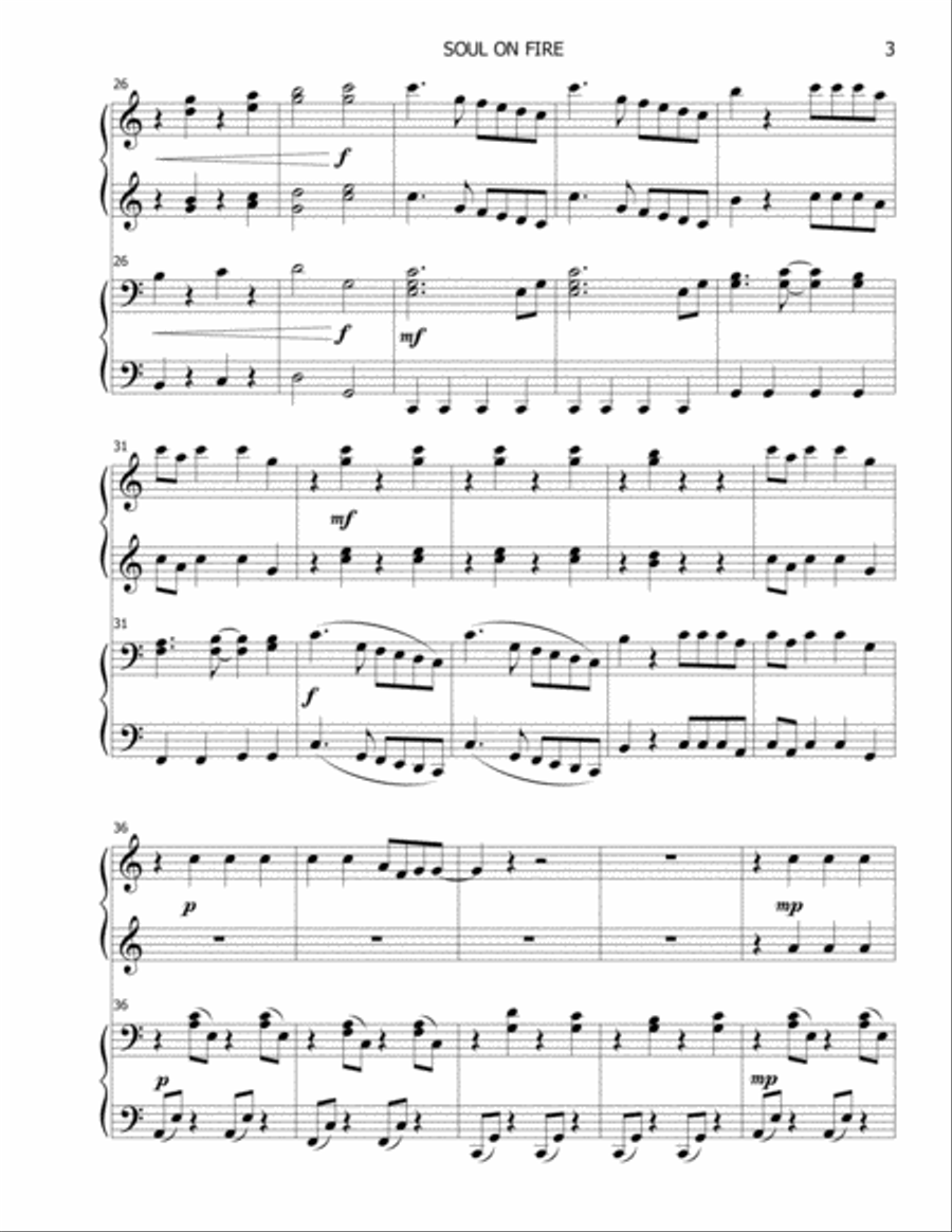 Soul On Fire Piano scores gallery preview page 3