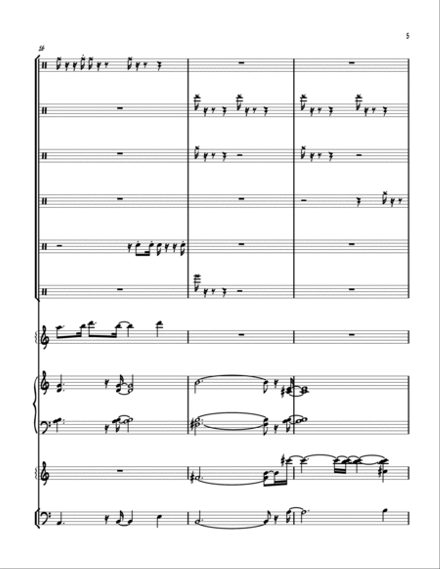 House On Cerritos Street Jazz Ensemble scores gallery preview page 6