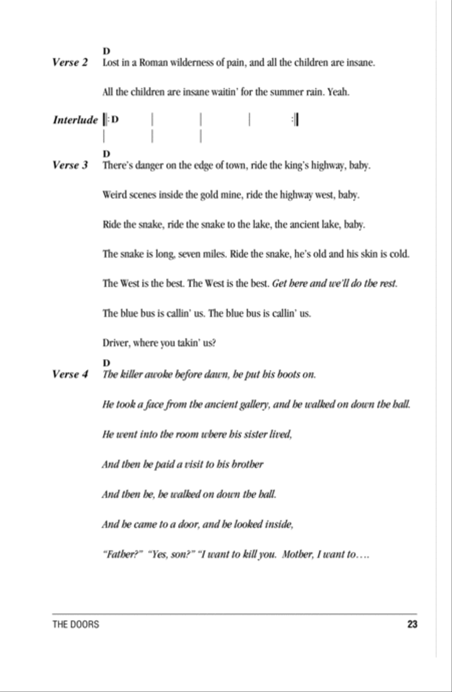 The End The End Acoustic Guitar scores gallery preview page 2