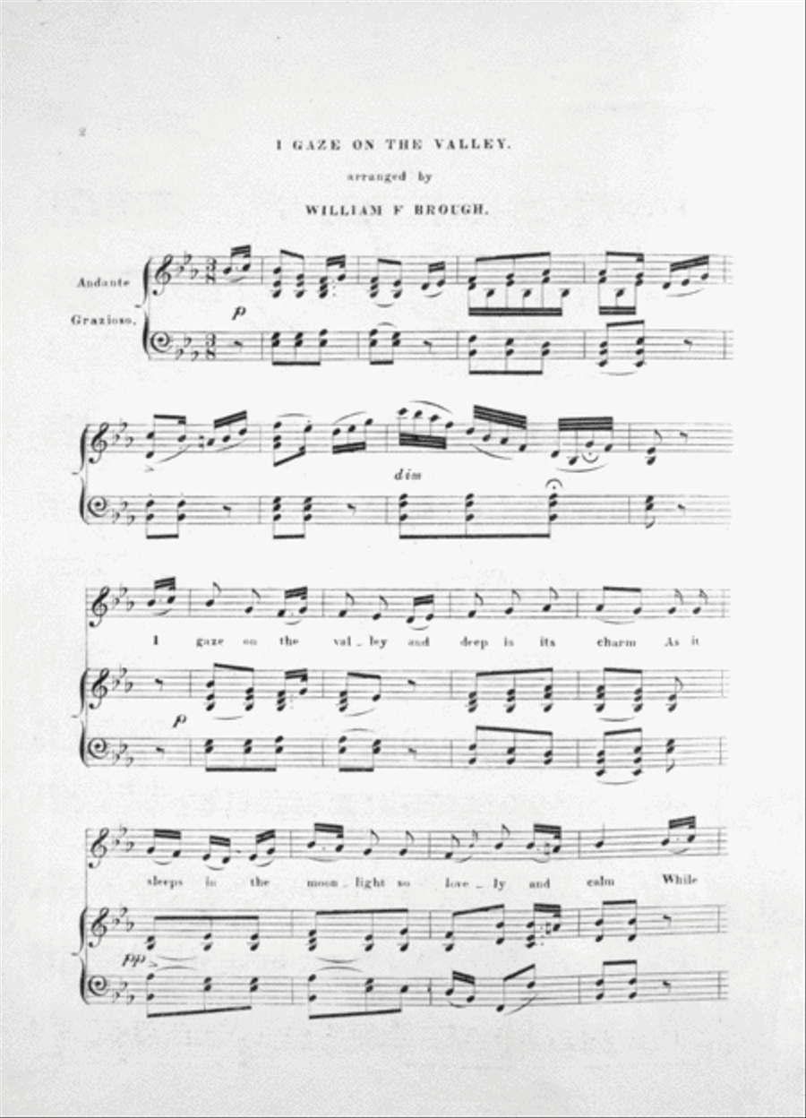 I Gaze on the Valley Voice scores gallery preview page 2