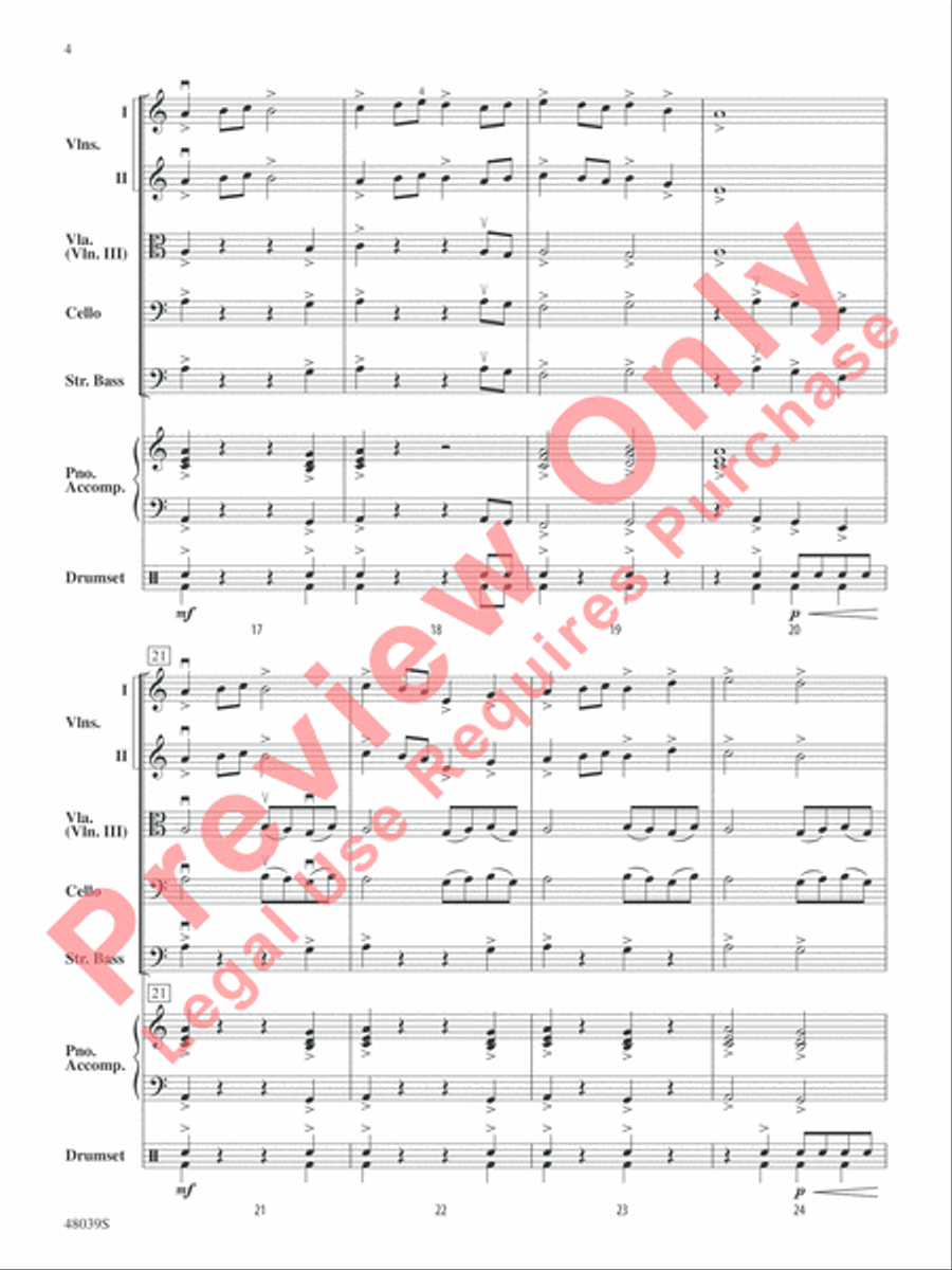 Gibraltar: The Rock Gibraltar: The Rock String Orchestra scores gallery preview page 5