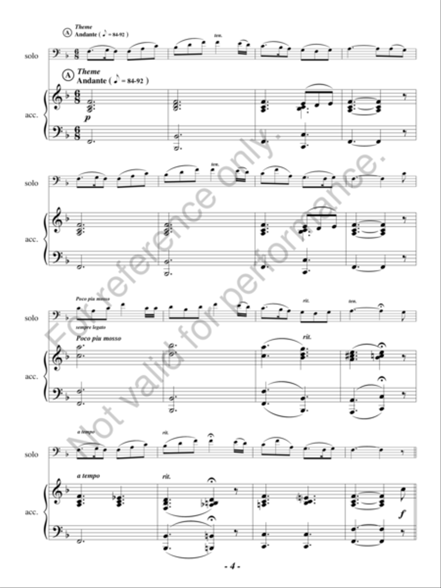 All Those Endearing Young Charms Euphonium scores gallery preview page 3