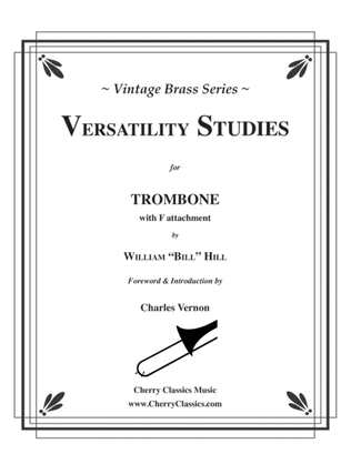 Book cover for Versatility Studies for Trombone with F attachment