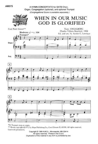 When in Our Music God is Glorified