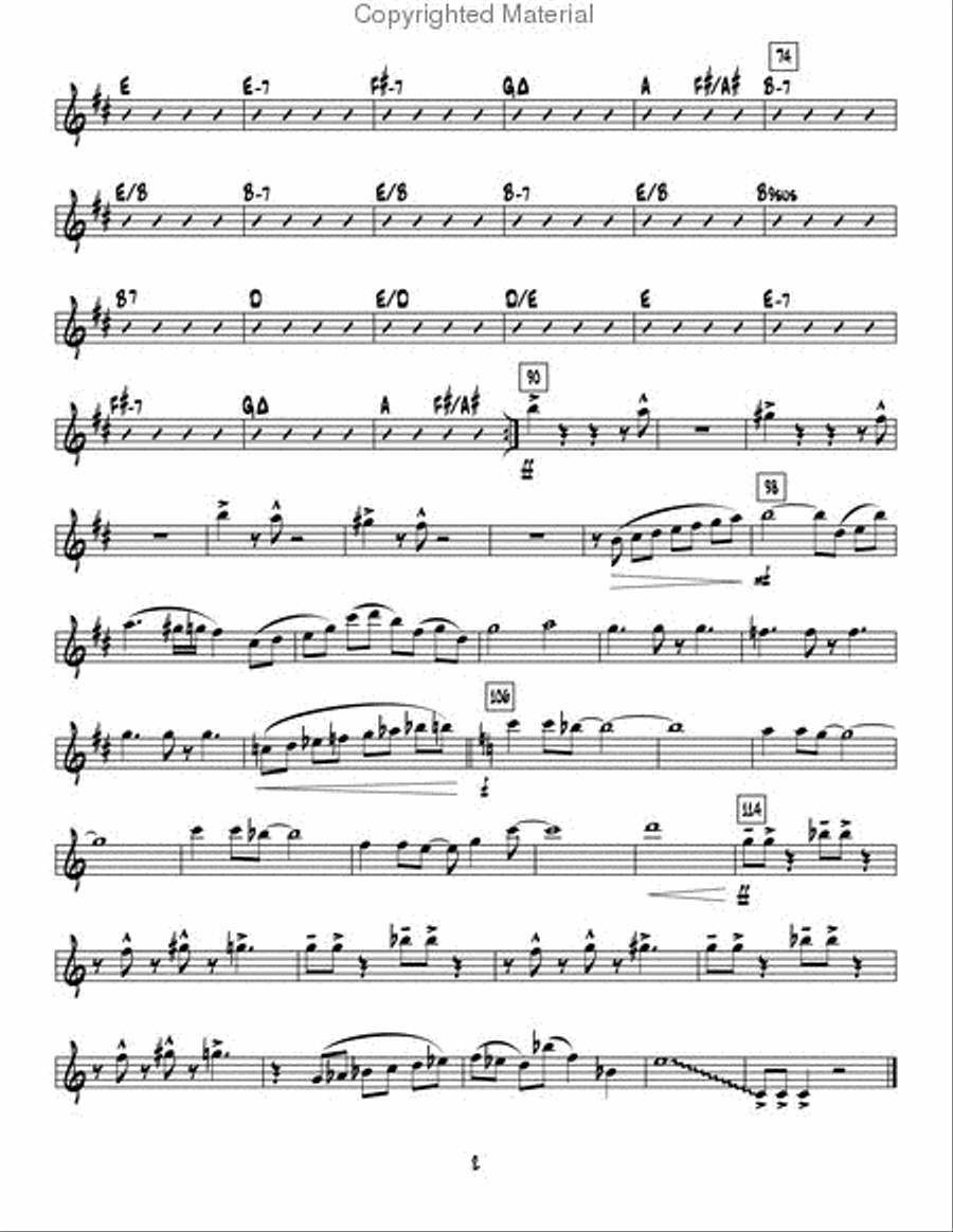 Table Time Jazz Ensemble scores gallery preview page 23