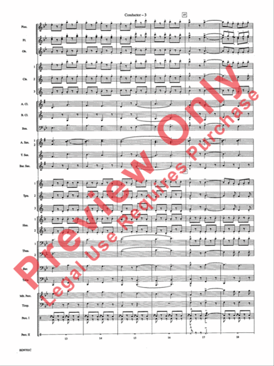 Semper Fidelis Concert Band scores gallery preview page 6