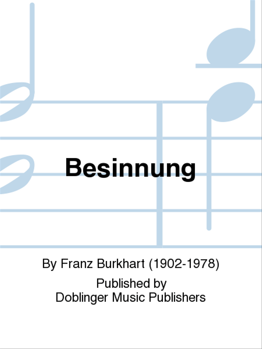 Besinnung Besinnung 4-Part scores gallery preview page 1
