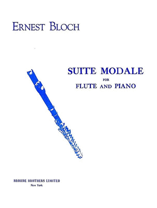 Bloch - Suite Modale Flute/Piano
