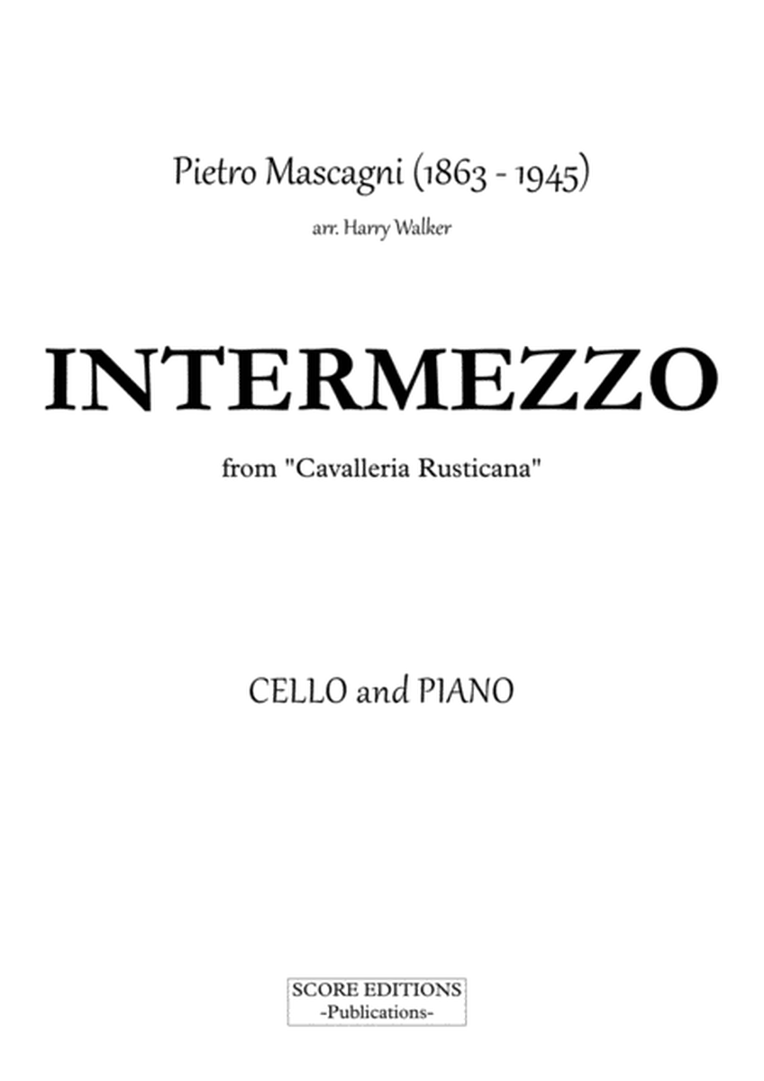Mascagni, Pietro: Intermezzo (for Violoncello and Piano) image number null
