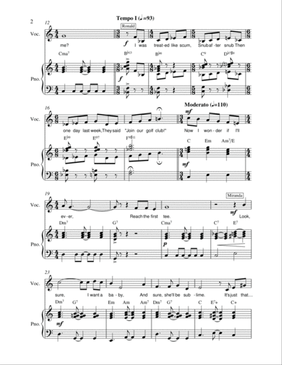 What Goes Around - vocal score Vocal Duet scores gallery preview page 4