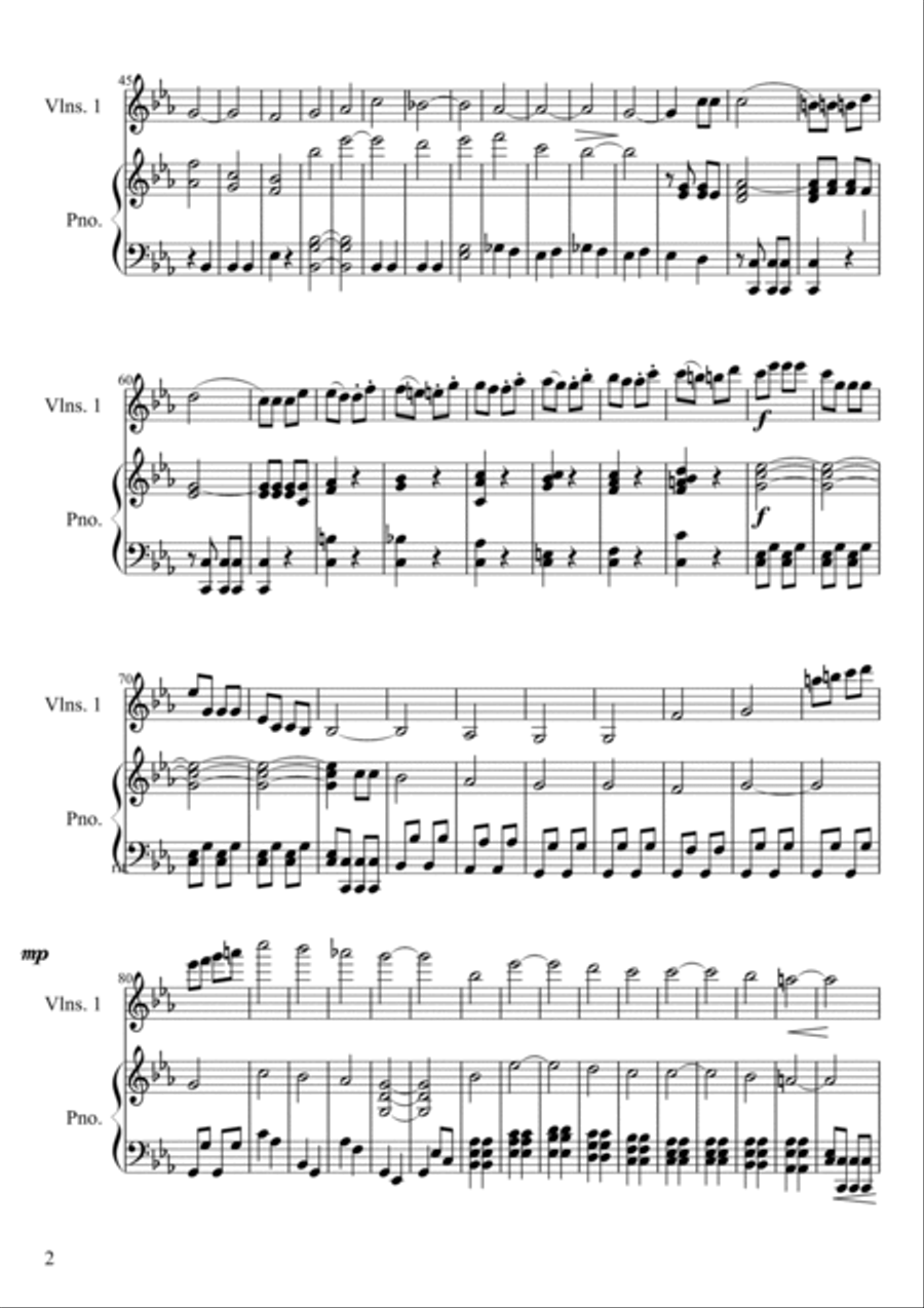 Autarkeia: It is Well With My Soul Small Ensemble scores gallery preview page 2