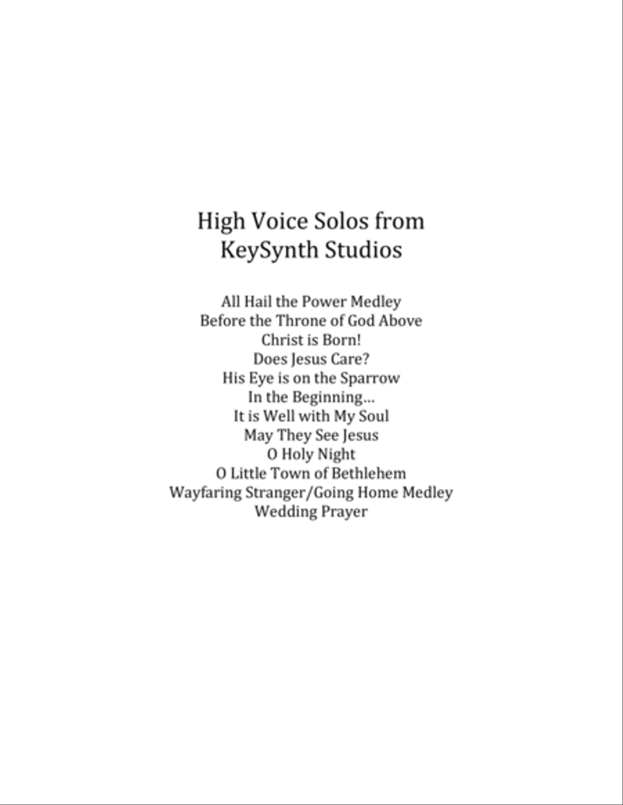 Abide With Me High Voice scores gallery preview page 2