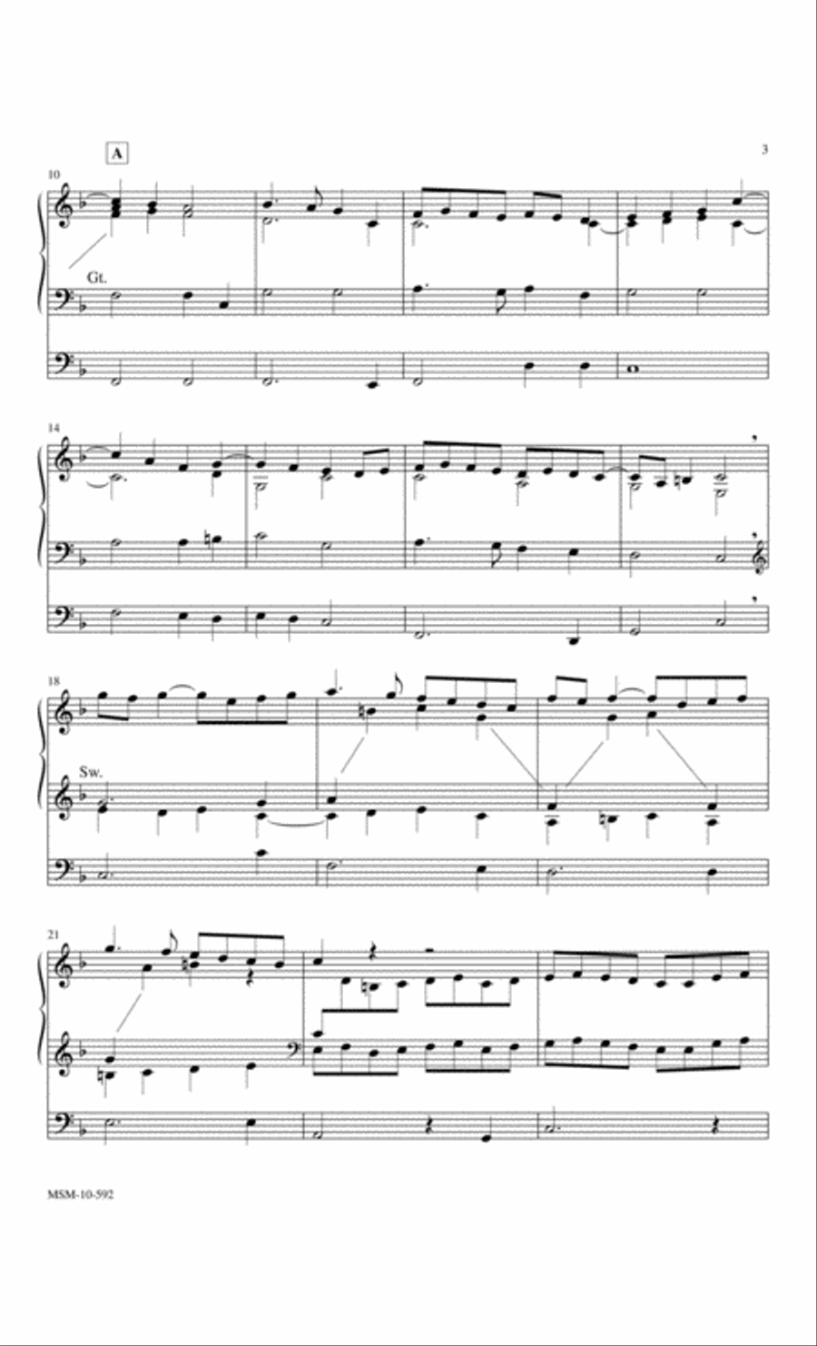 Voluntary on Shades Mountain Organ scores gallery preview page 3