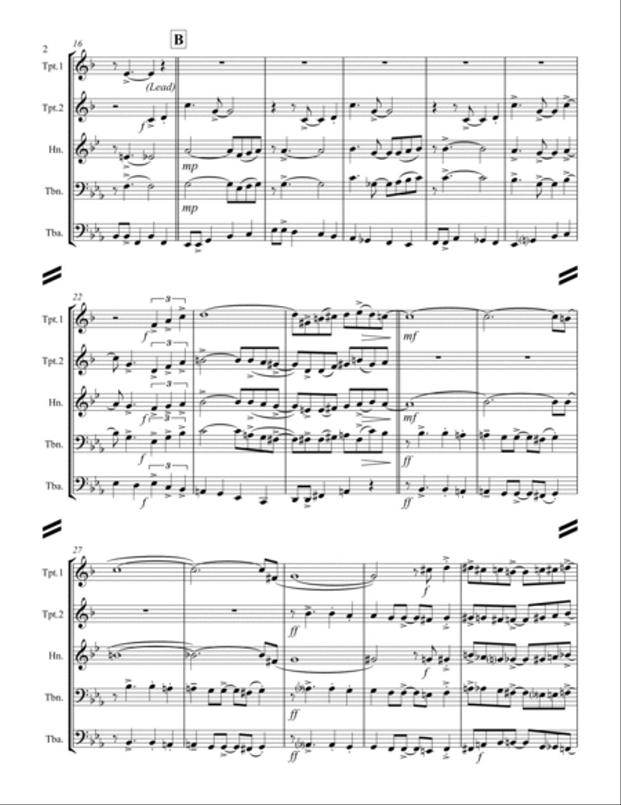 Witchcraft Brass Ensemble scores gallery preview page 3