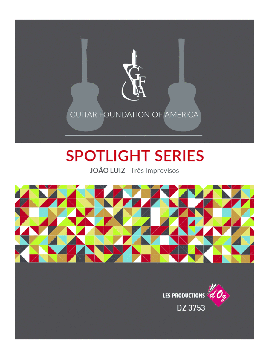 GFA Spotlight Series, Três Improvisos Classical Guitar scores gallery preview page 1