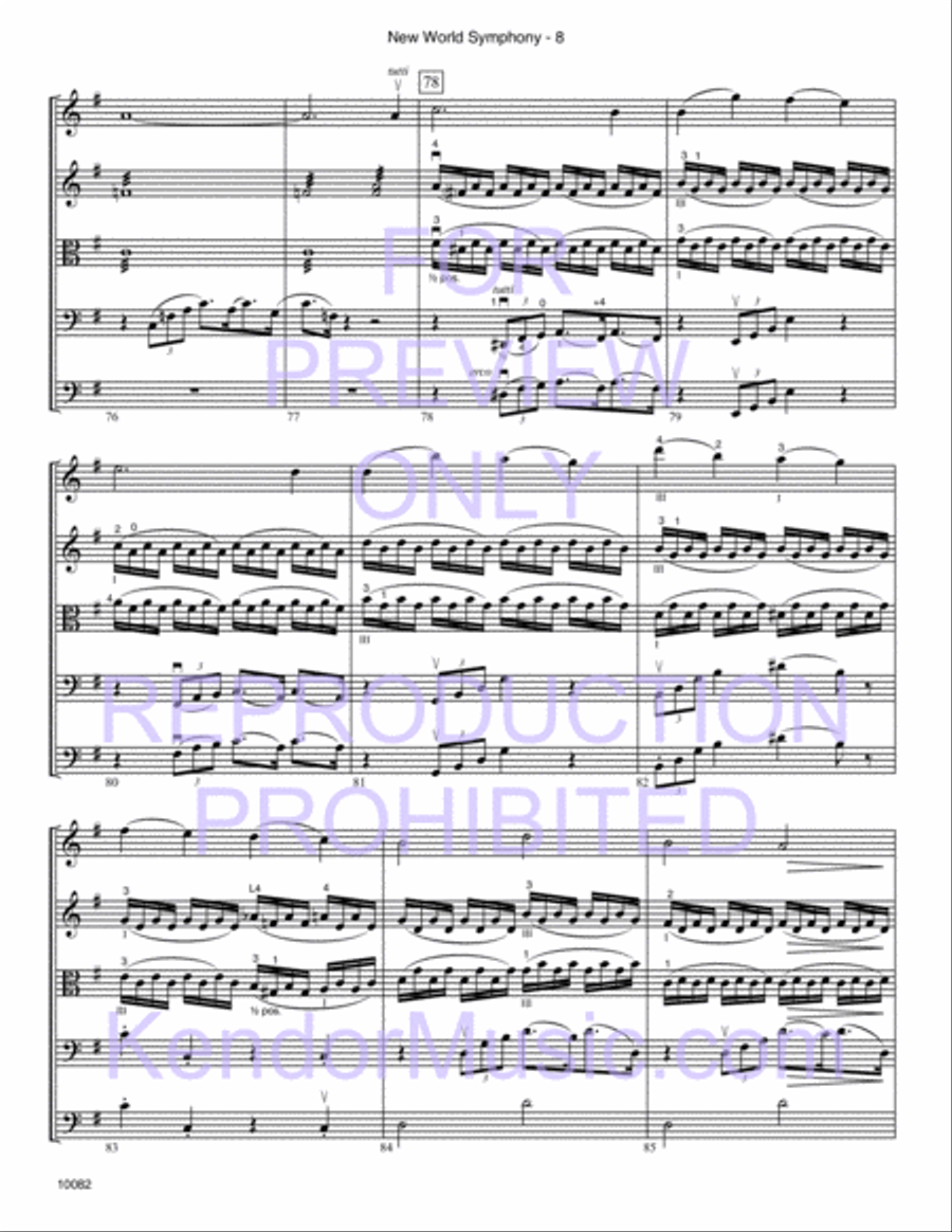 A New World---Movement Three: Keyboard/Synthesizer: Keyboard