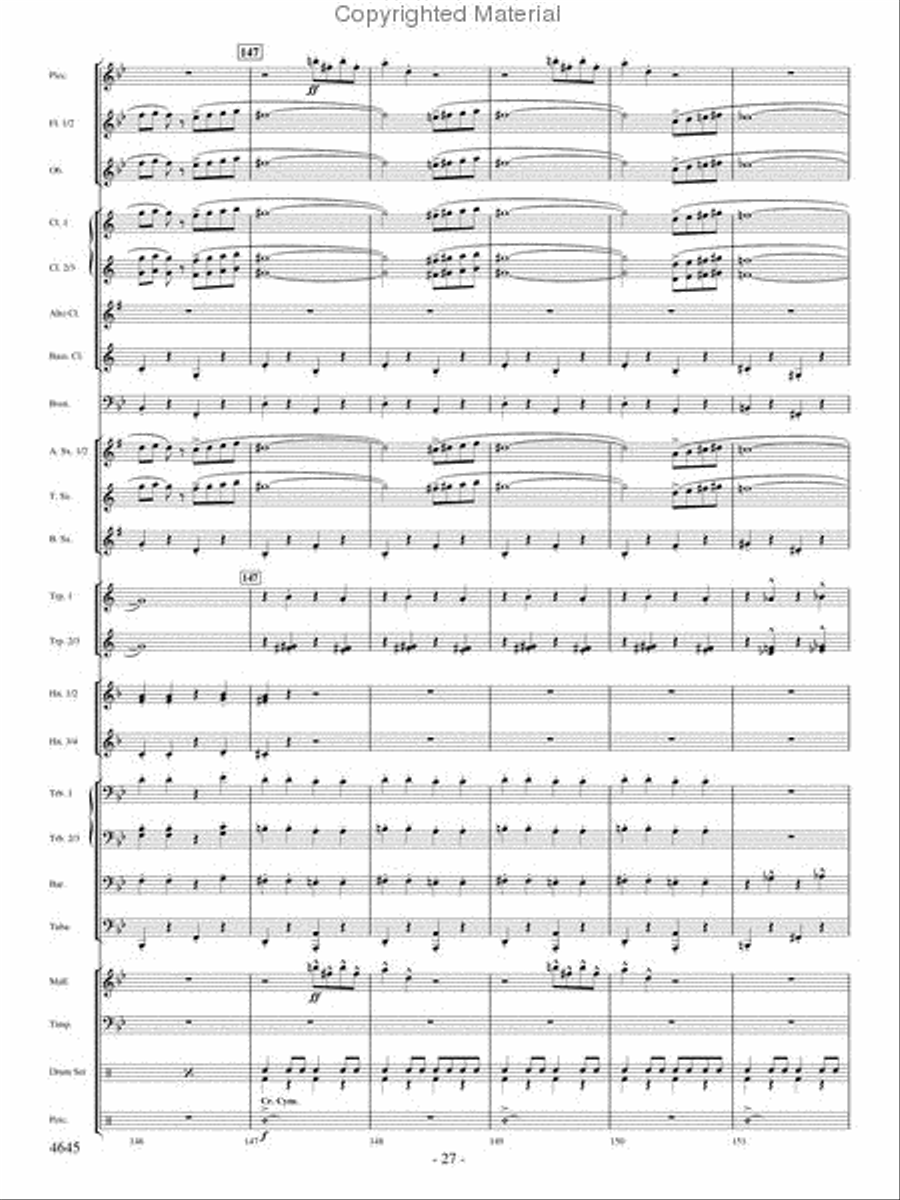 New York: 1927 Concert Band scores gallery preview page 26