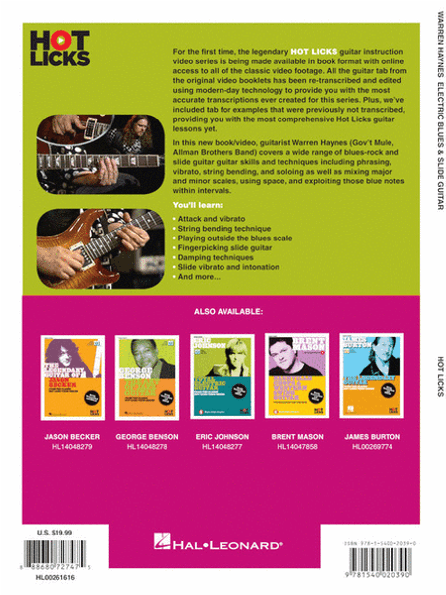Warren Haynes - Electric Blues & Slide Guitar Electric Guitar scores gallery preview page 6