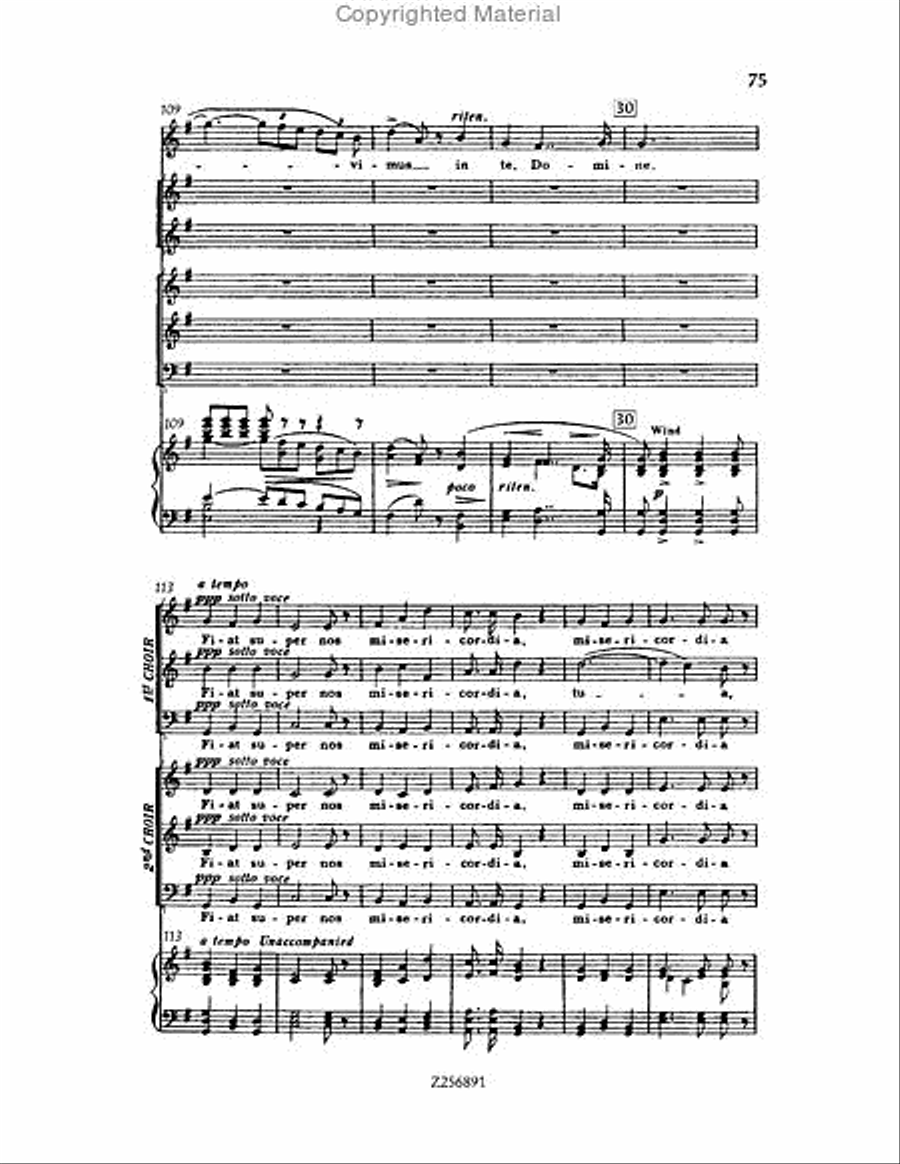 Te Deum, H 118 Choir scores gallery preview page 75