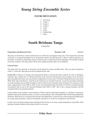 South Brisbane Tango: Score